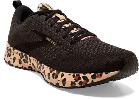 brooks animal print running shoes.